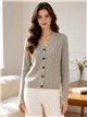 Chaqueta trenzada con hilo metalizado