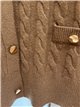 Chaqueta trenzada botones dorados con hilo metalizado