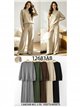 Conjunto jersey detalle trenzado y pantalón wide leg