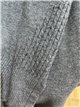 Conjunto jersey detalle trenzado y pantalón wide leg
