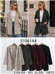 Chaqueta larga de punto con solapa