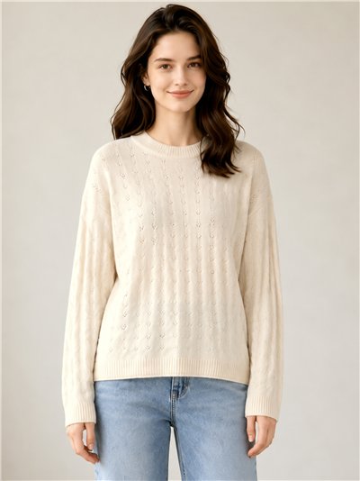 Jersey calado con relieve