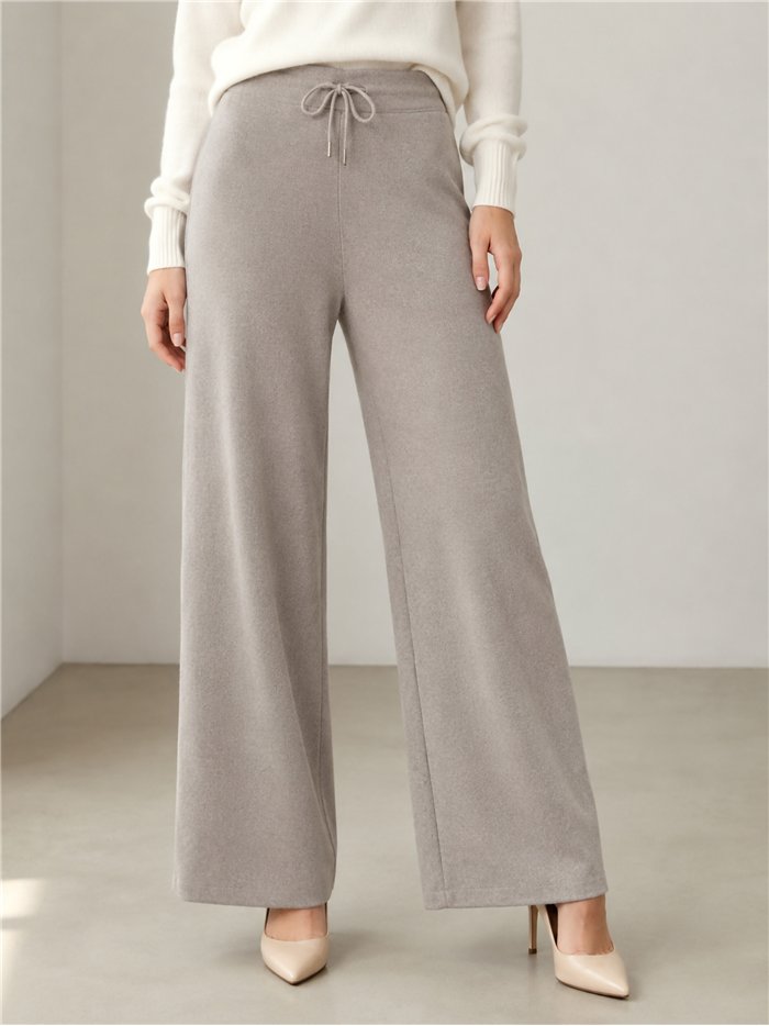 Pantalón punto wide leg