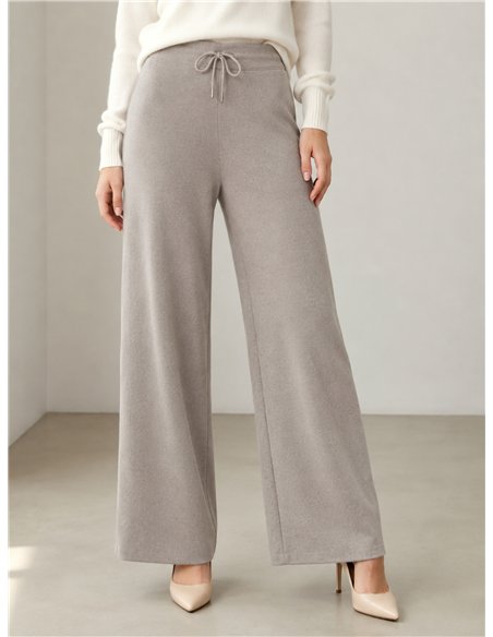 Pantalón punto wide leg