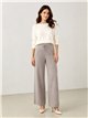 Pantalón punto wide leg