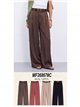 Pantalón wide leg fluido con cinturón
