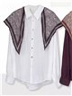 Camisa con pañuelo estampado