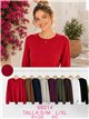 Pull basique en maille à col rond