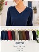 Essential v neck knit sweater