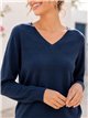 Essential v neck knit sweater