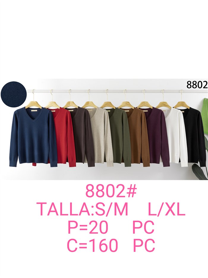 Essential v neck knit sweater