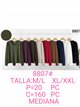 Jersey de punto fino cuello pico talla mediana