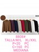 Jersey de punto fino cuello alto talla mediana