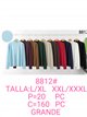 Suéter de gola alta plus size