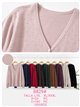 Chaqueta de punto relieve con bolsillo talla grande