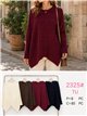 Asymmetrisch geripptes Oversize-Trikot
