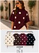pull à pois oversize