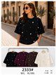 Jersey amplio tachas manga corta