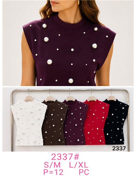Top de punto con tachas