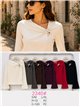 Jersey de punto con nudo lateral