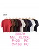 Jersey manga corta cuello subido con strass