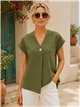 Giacca in maglia con bottoni effetto martellato