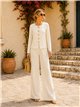 Cardigan con bottoni gioiello