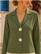 Blazer en maille à boutons effet martelé