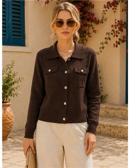 Gilet à poches à rabat