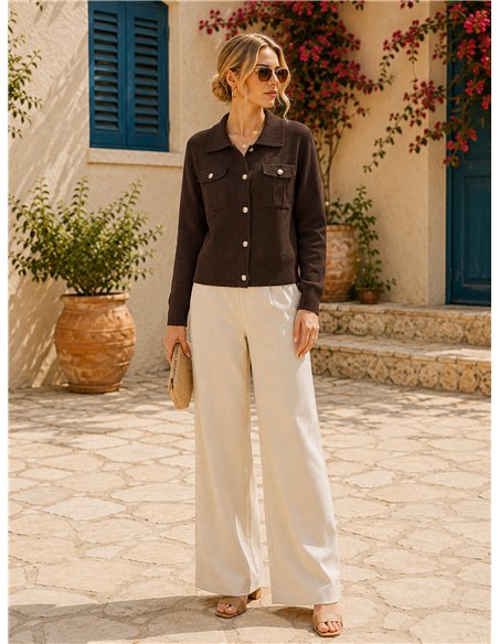 Gilet à poches à rabat