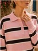 Jersey rayas cuello polo 