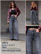 Jeans wide leg gris lavado