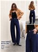 Dunkelblaue Ballonjeans