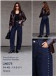 Jeans balloon tachuelas laterales