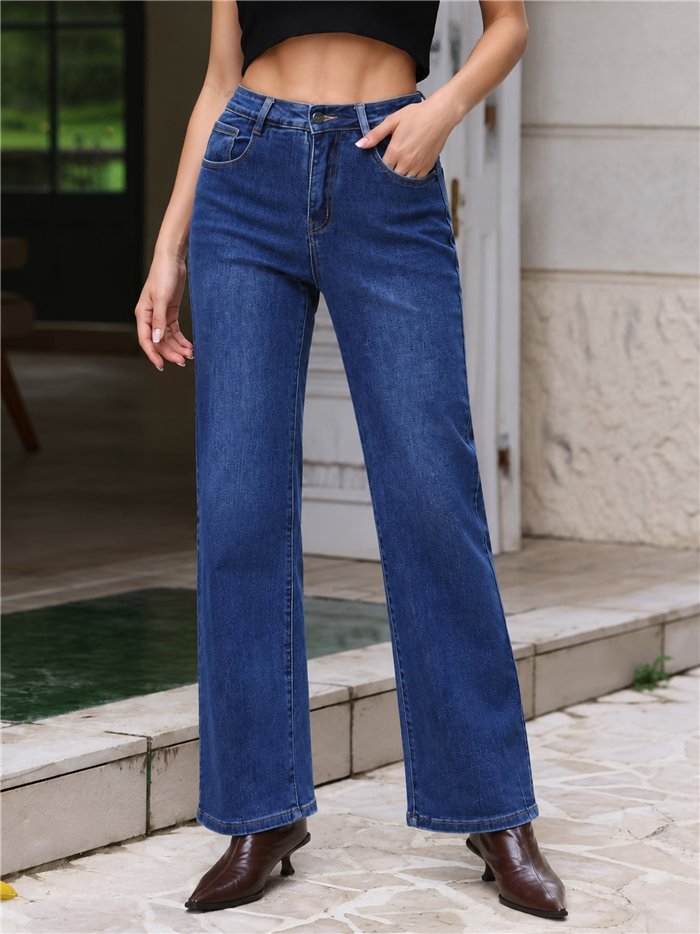 Straight fit tummy control jeans