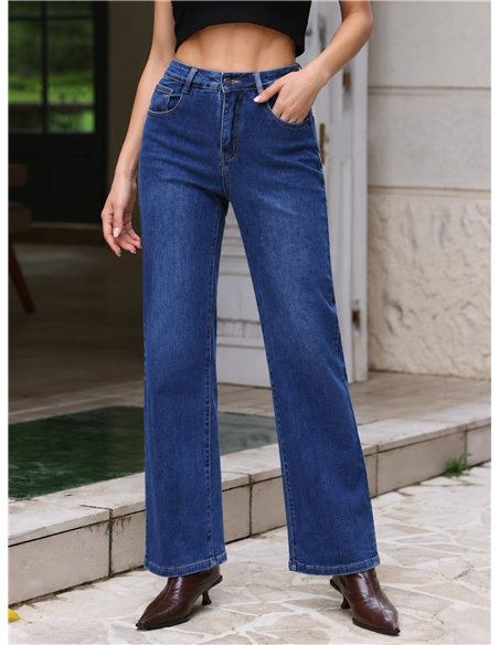 Straight fit tummy control jeans