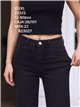 Black straight tummy control jeans