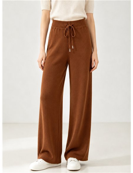 Pantalón punto wide leg
