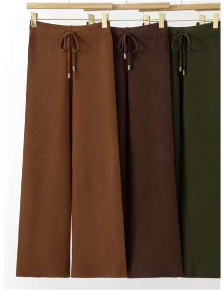 Pantalón punto wide leg