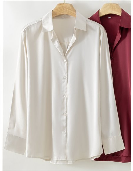 Camisa satinada fluida