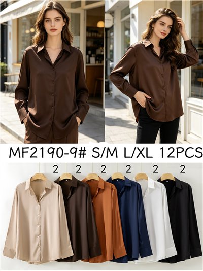 Camisa satinada fluida 2
