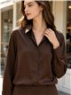 Camisa satinada fluida