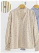 Blusa rayas corazoncitos de terciopelo