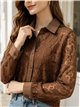 Camisa encaje floral