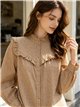 Camisa cuadros con volante