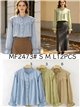 Blusa vichy con volantes