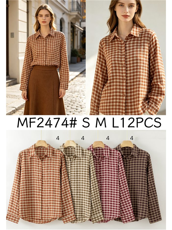 Camisa vichy clásica