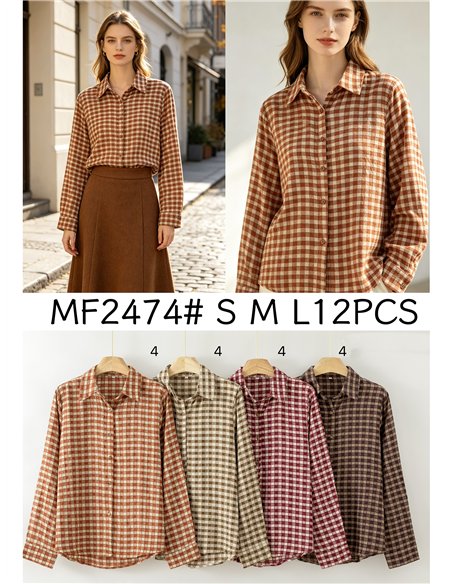Camisa vichy clásica