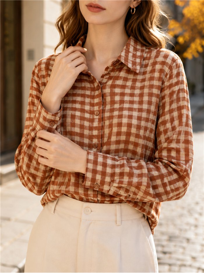 Camisa vichy clásica
