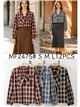 Blusa cuadros con lazada